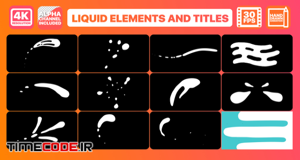  Liquid Shapes And Titles 