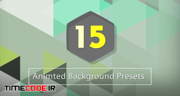 After Effects Presets: 15 Animated Backgrounds