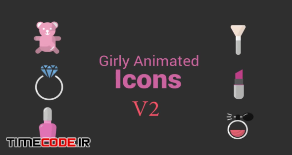 Girly Animated Icons V2