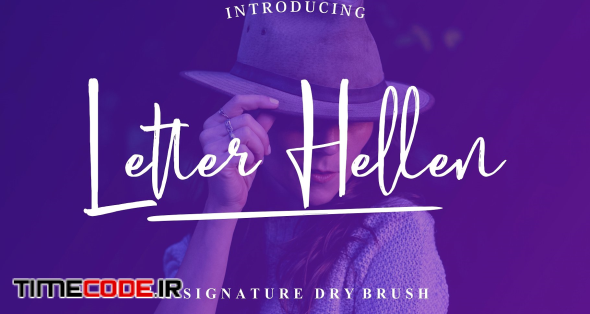 Letter Hellen Signature Dry Brush