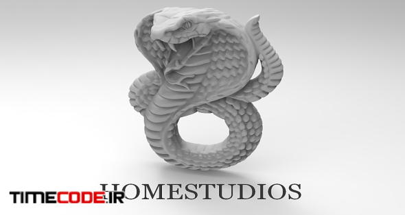 PENDANT SNAKE 3 3D print model