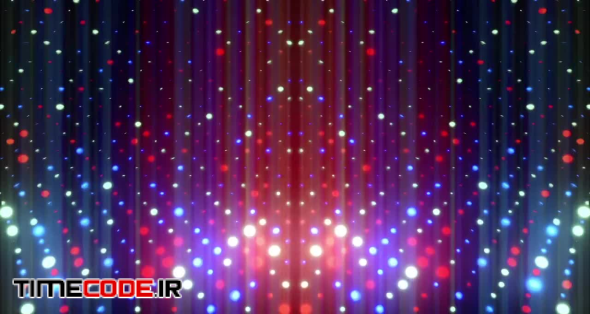 Particle Psychedelic Stage Lights Background