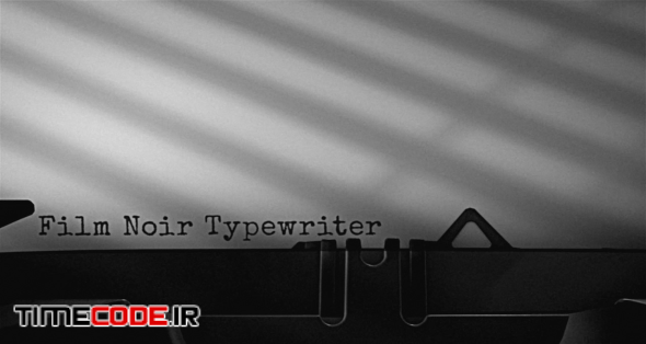 Film Noir Typewriter