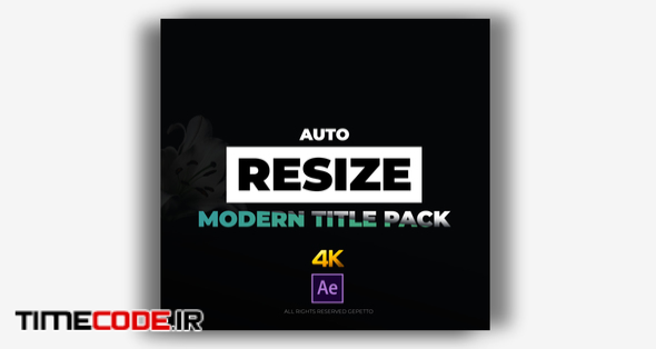  Auto Resize Modern Title Pack 