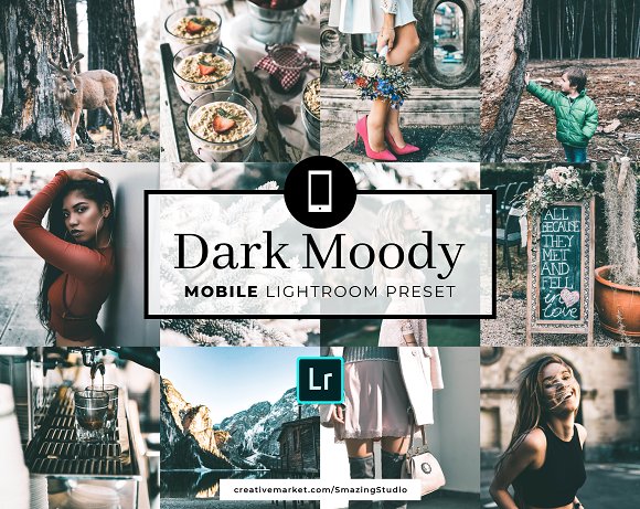 Mobile Lightroom Preset Dark Moody