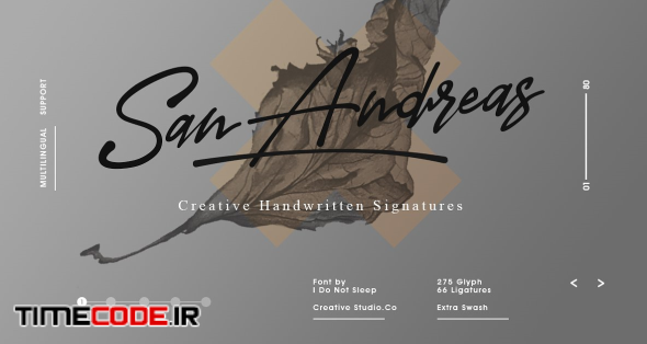 San Andreas (Signature Font)