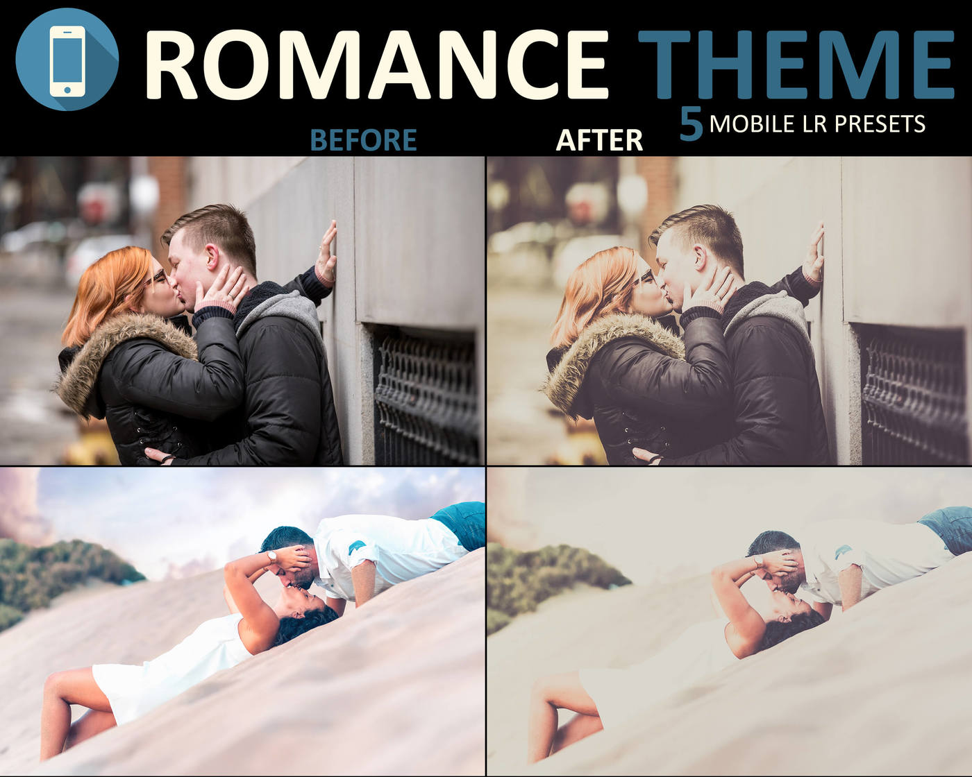 Neo Romance mobile lightroom presets 