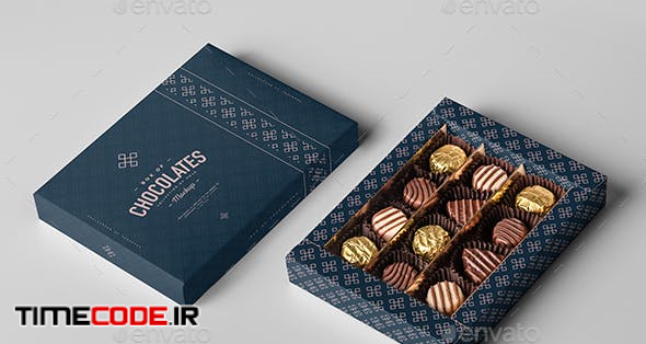 box of chocolates mockup Luxury sample white small gift box without ribbon from foldabox usa
