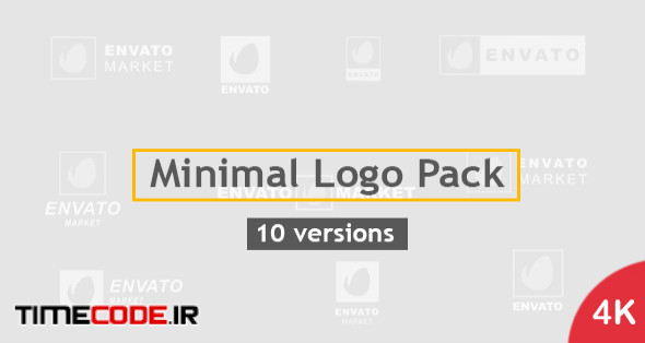  Minimal Logo Pack | 10 Versions 