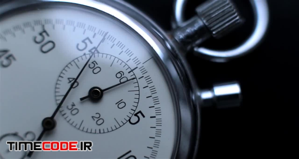 Time Lapse Of A Stopwatch