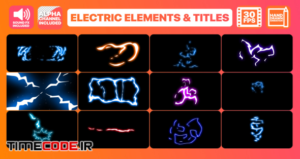 Flash FX Electric Elements And Titles
