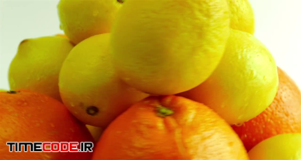 Citrus Fruits Rotating