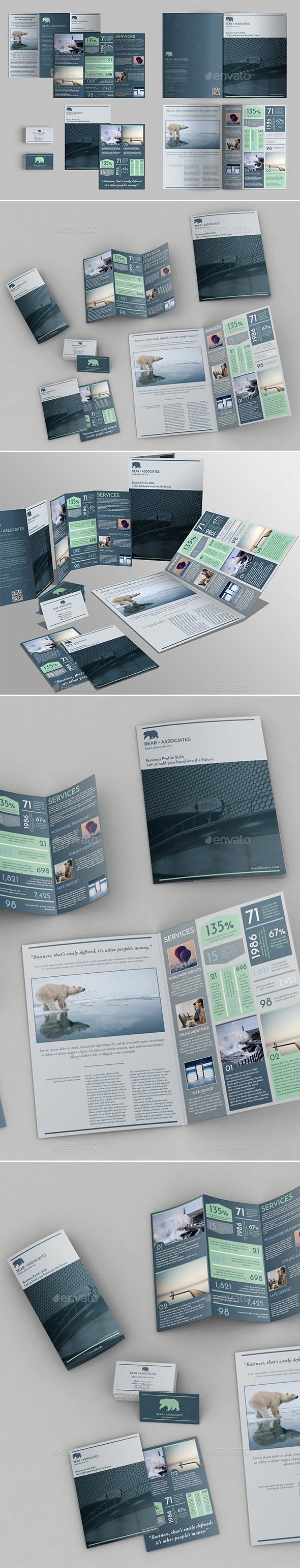 Set Of Brochures / Stationery Templates