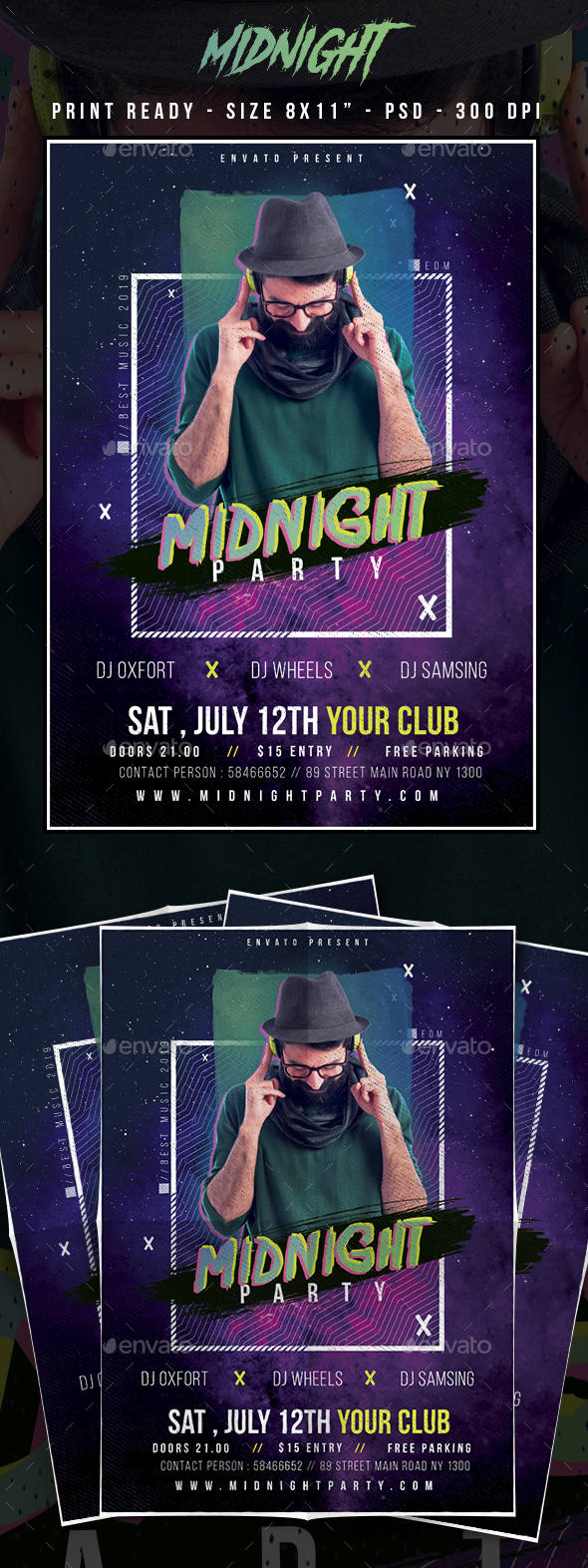 MidNight Club Party Flyer