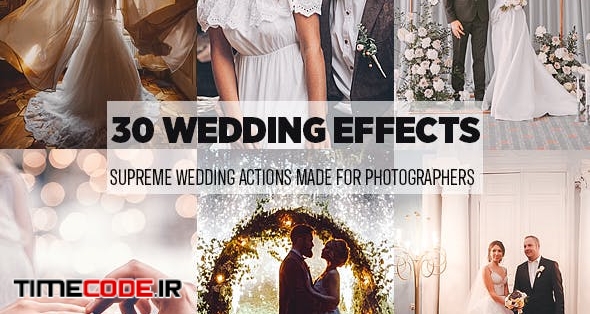 30 Wedding Photoshop Effects
