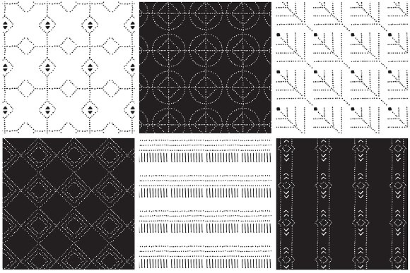 Dotted Vector Patterns & Tiles