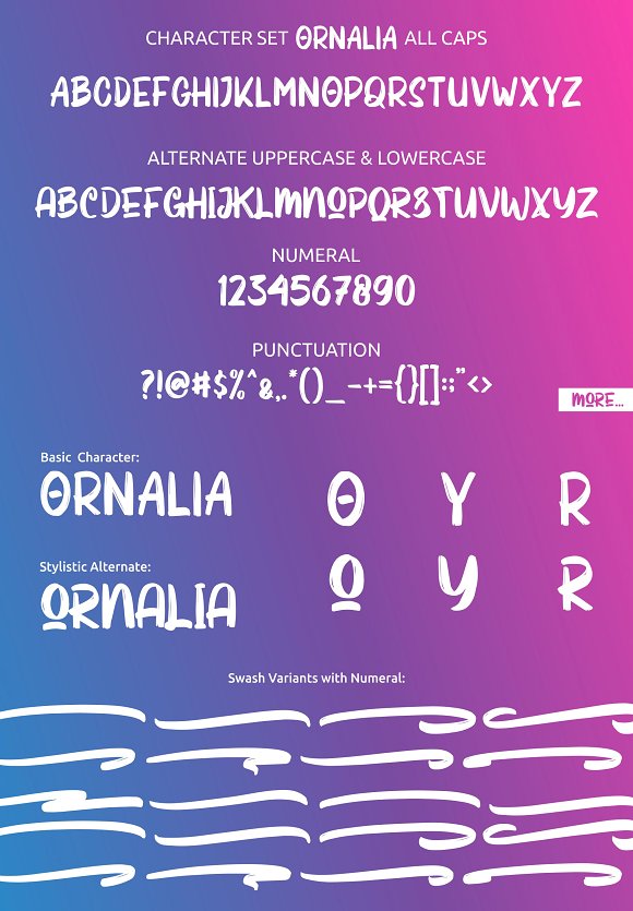 [50% OFF] Ornalia Display Font
