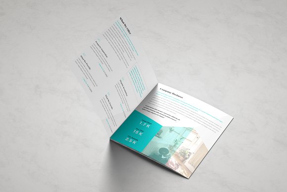 Business Square Tri Fold Brochure