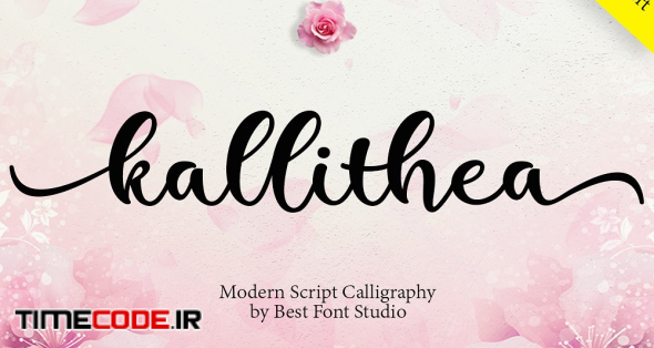 kallithea script font