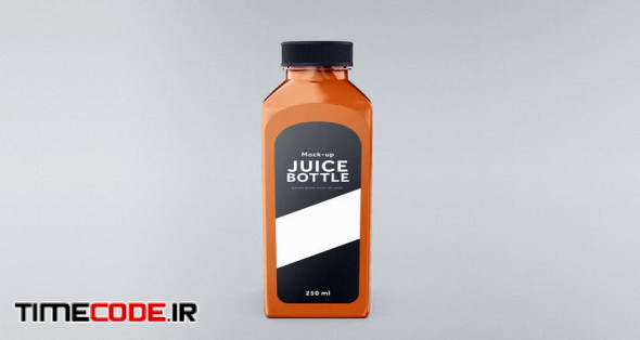 Juice Bottle Mock-Up Template