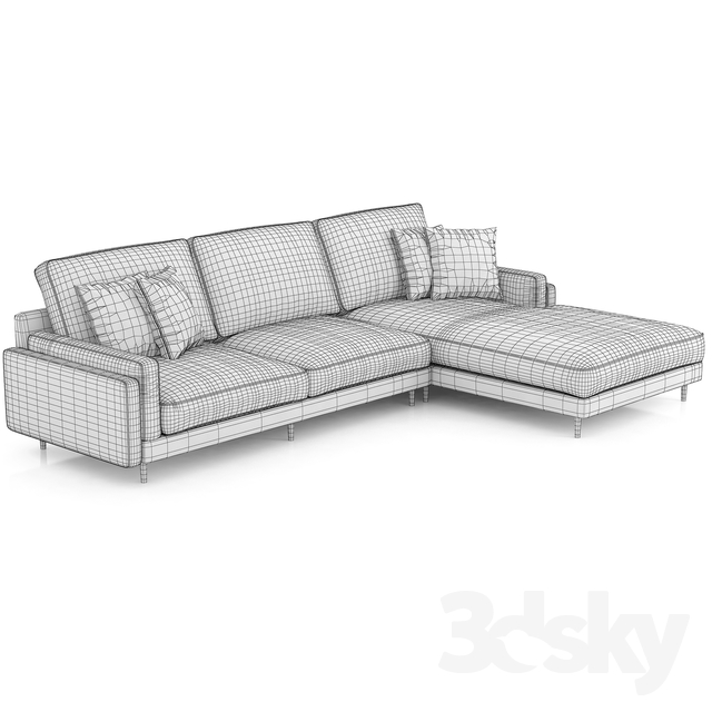 Dantone Home Sofa Portry Modular Two-Section
