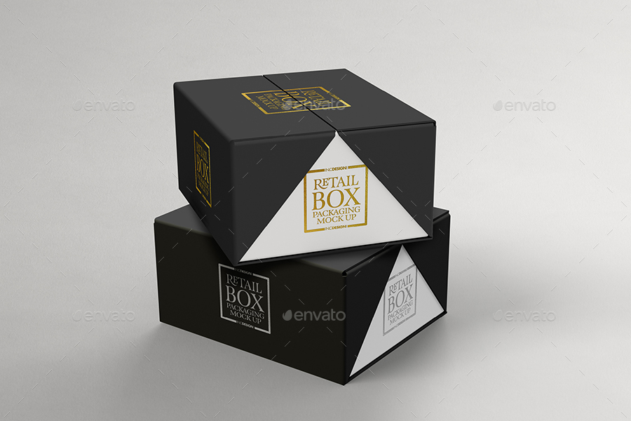 Retail Boxes Vol.3: Fold Up Box Packaging Mock Ups