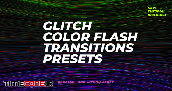 Glitch Color Flash Transitions Presets