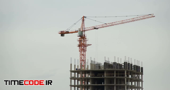 Time-Lapse Of A Crane