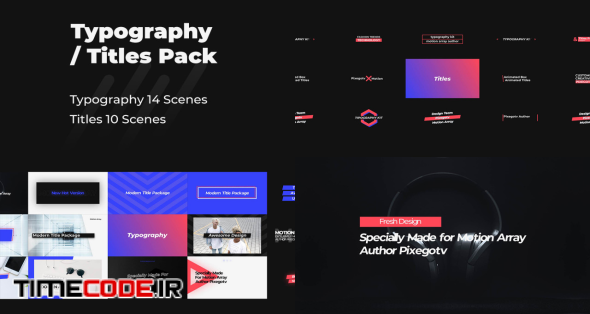 Typography & Titles Pack