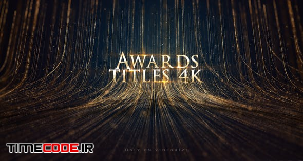  Awards Titles 4K and Awards Background Loop 4K 
