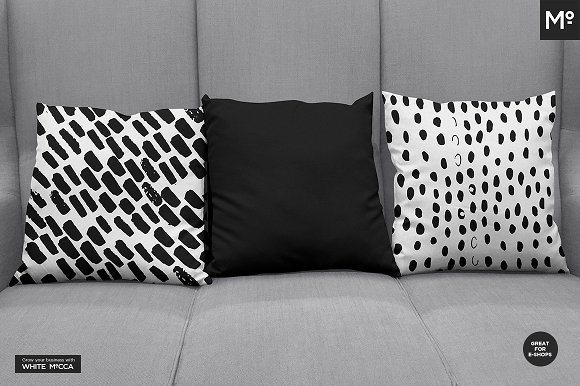 Pillow on Sofa Mock-ups Set