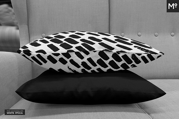 Pillow on Sofa Mock-ups Set