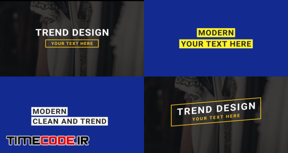 Modern And Trendy Titles Pack