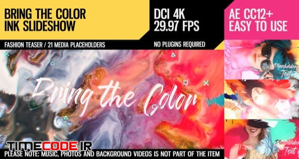  Bring the Color (4K Ink Slideshow) 