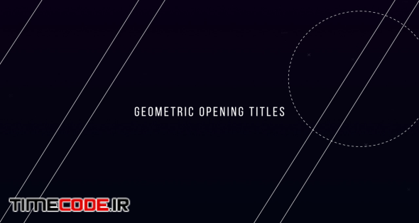 Geometric Opening Titles