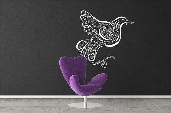 دانلود موکاپ دیوار و طراحی داخلی