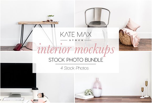 Interior Mockups Stock Photo Bundle