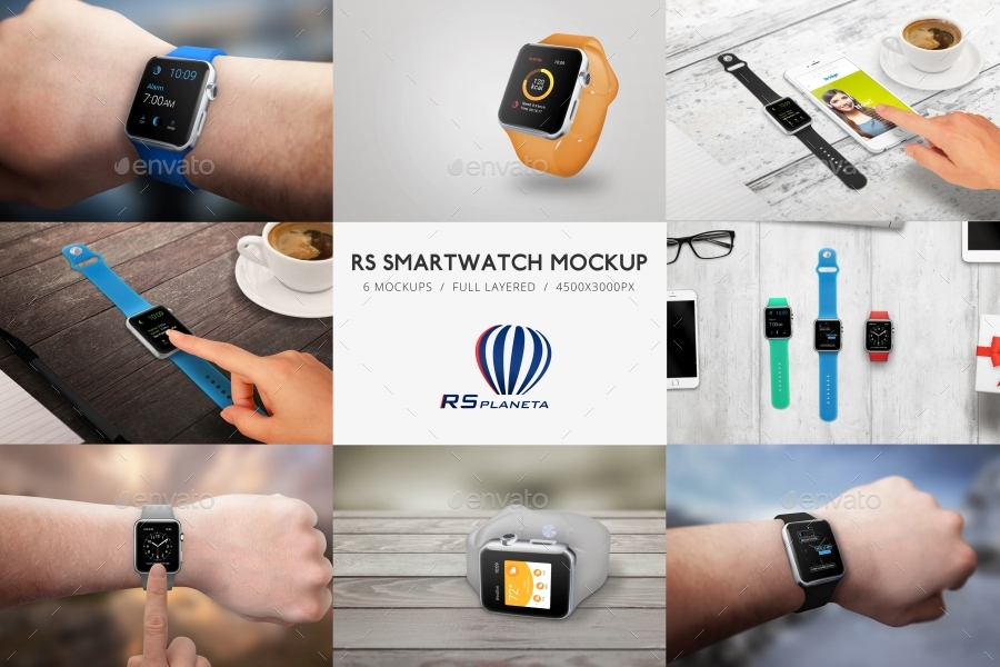 RS Smartwatch Mockup