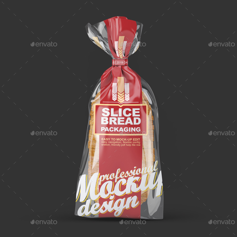Slice Bread Packaging Mock-Up