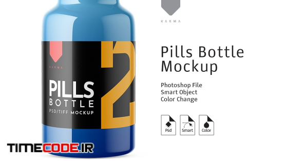 Pills Bottle Mockup 2
