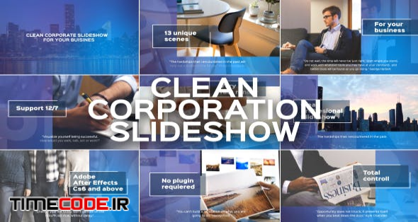  Clean Corporate Slideshow 