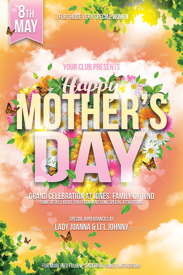 Mother's Day Flyer Template