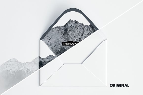 Postcard With Envelope Mockups BUNDL