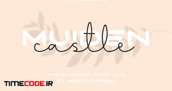 Muiden Castle - The Blogger Font Duo