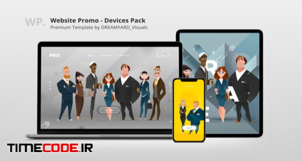  Website Promo - Devices Mock-up Pack 