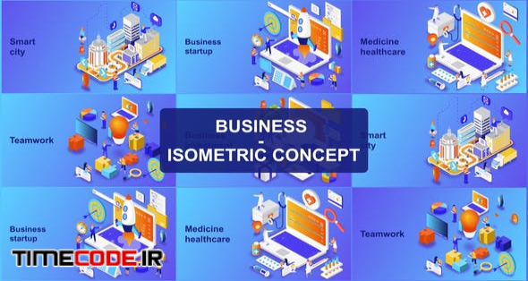  Business - Isometric Concept 