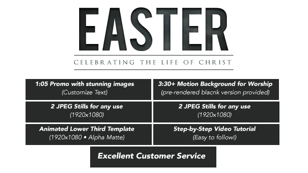  Easter Worship Package 