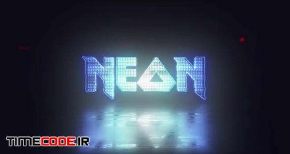 Neon Glitch Logo