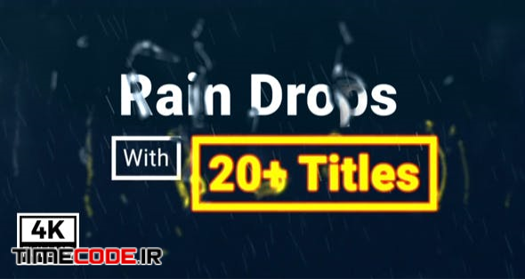  Rain Drops With Titles 