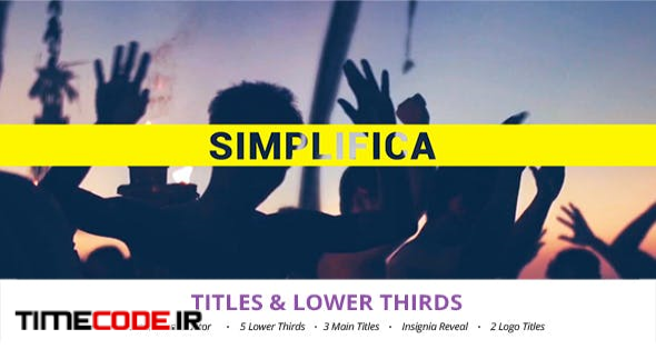  Simplifica // Titles & Lower Thirds 